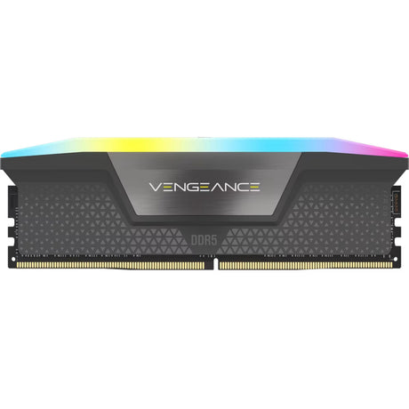 Corsair vengeance rgb 32 gb ddr5-6000 (2x 16 gb) werkgeheugen (zwart, cmh32gx5m2d6000z38, xmp, expo)