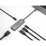 Delock USB Type-C dockingstation 8k (mørkegrå, HDMI, USB, PD 3.0 100 W)