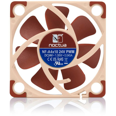Noctua nf-a4x10 24v pwm kabinet blæser (brun, 40 x 40 x 10 mm)
