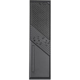 Silverstone milo 12 mini tårnhus (sort | 2x USB-A | 1x USB-C)
