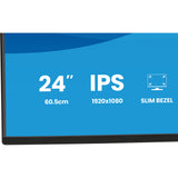 Iiyama prolite x2492hsu-b1 24 skærm (sort (mat), HDMI, skærmport, 2x USB-A)