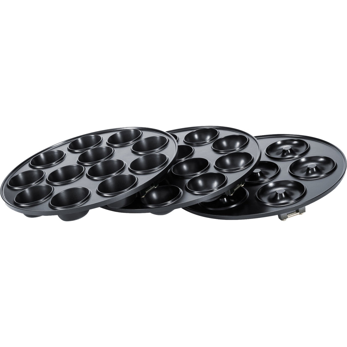 Steba kagemaskine cm 3 doughnut maker (sort sølv)