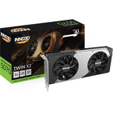 Inno3d geforce rtx 5070 twin x2 grafikkort (dlss 4, 3x skærmport, 1x hdmi 2.1)