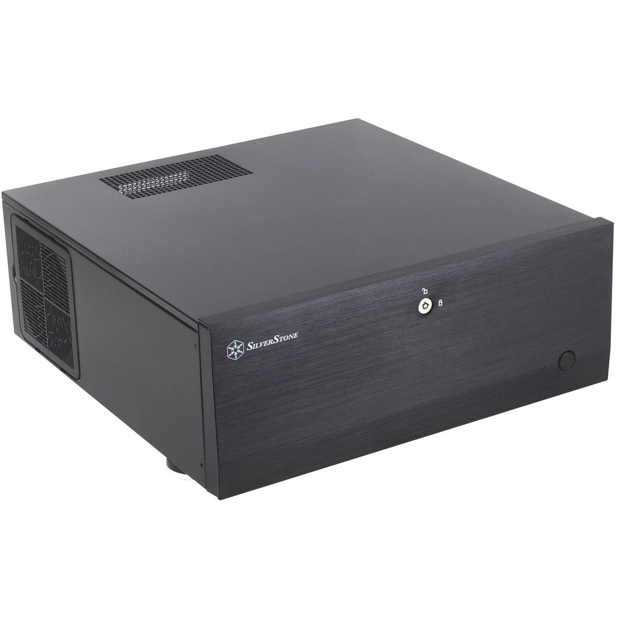 Silverstone SST-GD07B-C HTPC-hus (sort | 1x USB-A | 1x USB-C)