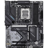Gigabyte x870 gaming WiFi6 socket AM5 bundkort (sort grå, RAID, 2,5 GB-LAN, WiFi 6, BT, lyd, ATX)
