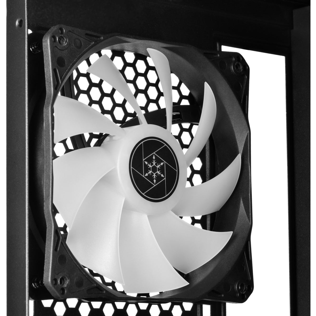 Silverstone sst-fah1mb-pro midi tårnhus (sort | 3x USB-A | RGB | hærdet glas)