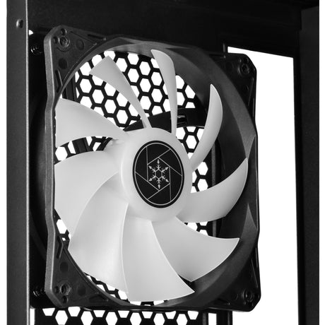 Silverstone sst-fah1mb-pro midi tårnhus (sort | 3x USB-A | RGB | hærdet glas)