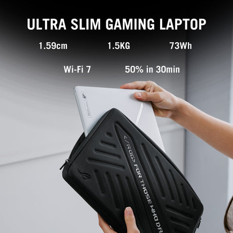 Asus Rog Zephyrus G14 Ga403um-QS024W 14 Copilot+ Gaming Laptop (Hvid | Ryzen 9 270 | RTX 5060 | 16 GB | 1 TB SSD | OLED)