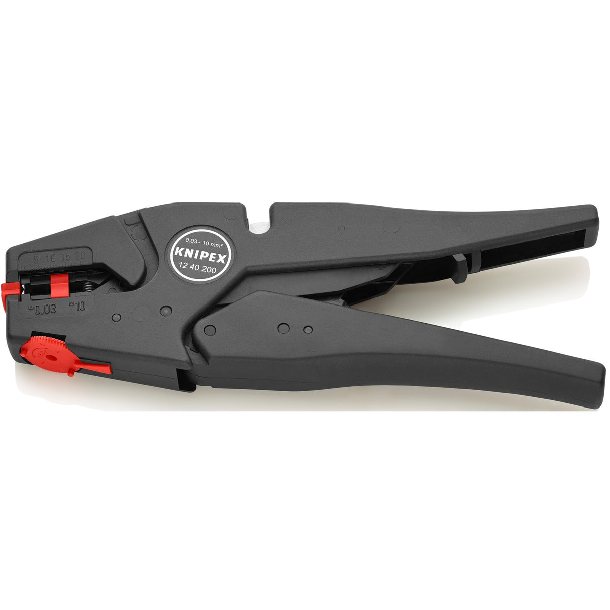 Knipex 12 40 200 afisoleringstang automatisk 003-10mm²