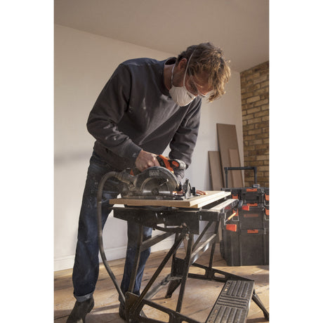 Black+decker 18v brushless cirkelzaag 165mm handcirkelzaag (zwart oranje, accu en oplader niet inbegrepen)