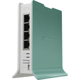Mikrotik hap ax lite (l41g-2axd) adgangspunkt (hvid grøn, qualcomm ipq-5010 cpu, wifi 6)