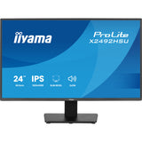 Iiyama prolite x2492hsu-b1 24 skærm (sort (mat), HDMI, skærmport, 2x USB-A)