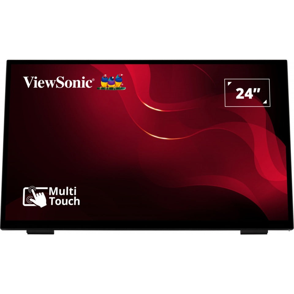 Viewsonic rammeløs berøringsskærm med 10-punkts PCAP 24 (sort, HDMI, DisplayPort, VGA)