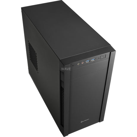 Sharkoon s1000 midi tårnhus (sort | 2x USB-A)