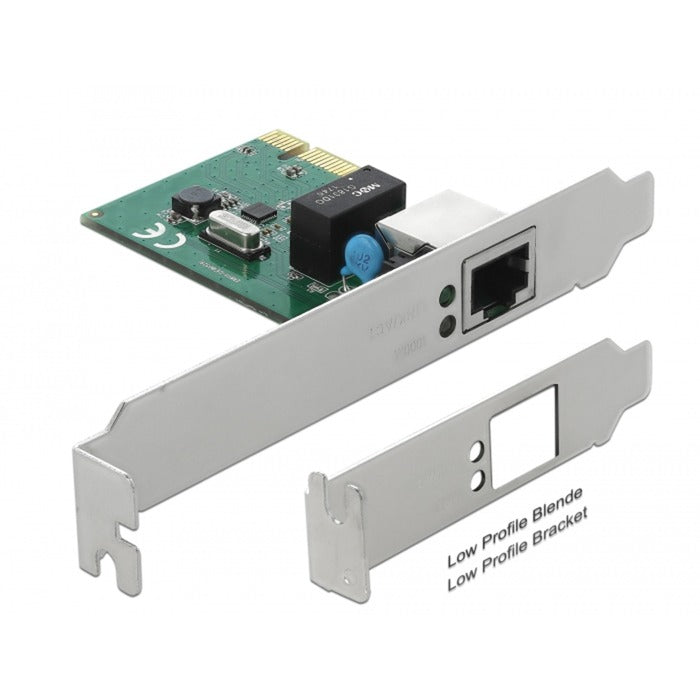 Delock PCIe-kort 1x gigabit LAN-netværksadapter