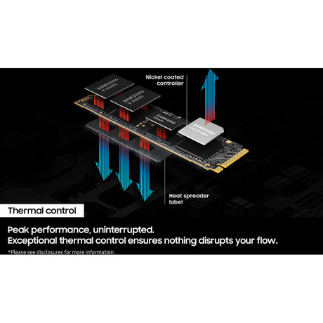 Samsung mz-vap4t0bw 9100 pro pcie® 5.0 nvme™ m.2 SSD - 4 TB, 4 TB, M.2, 14800 MB s