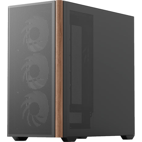 Aerocool b301a mini tårnhus (sort | 1x USB-A | 1x USB-C | RGB)