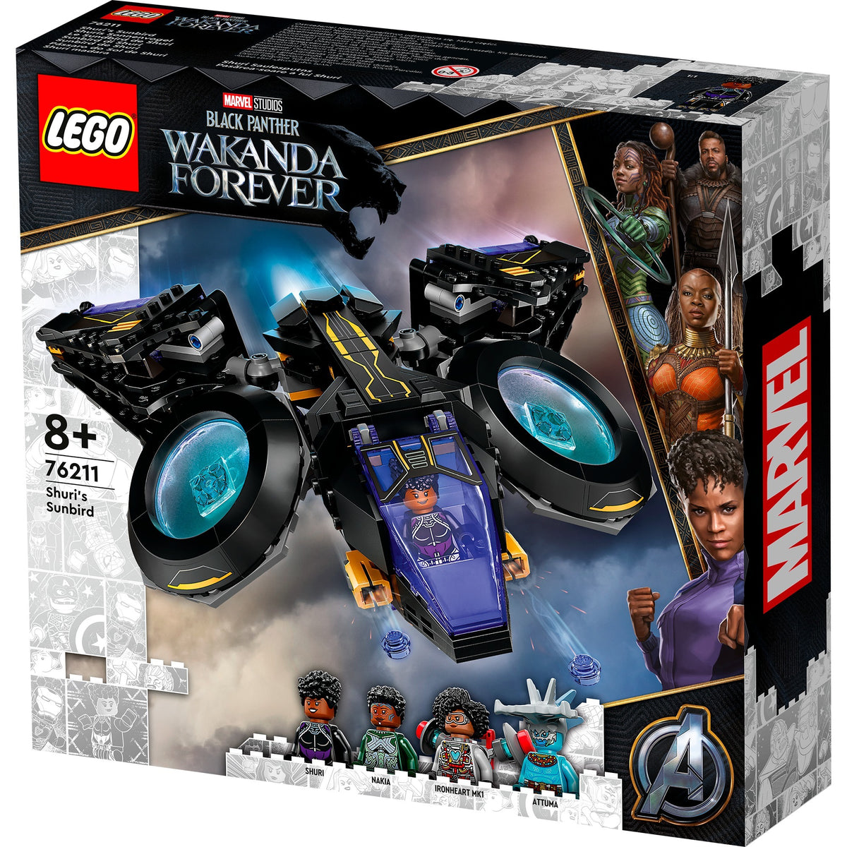 Lego marvel - shuris solsort byggelegetøj (76211)
