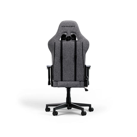 Dxracer prince l gaming stol i gråt stof (grå)