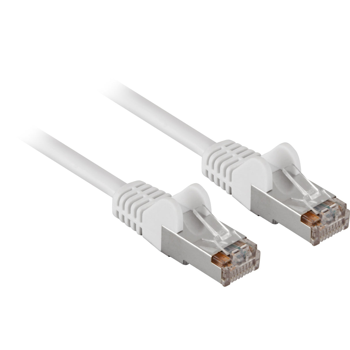 Goobay patch kabel rj-45 f utp med cat.5e (hvid, 15 meter)