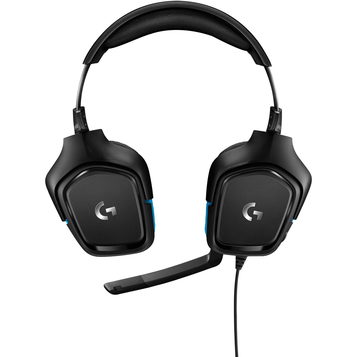 Logitech G432 7.1 Surround Sound Wired Over-Ear Gaming Headset (Sort Blå, PC, Playstation 4, Playstation 5, Xbox One, Xbox Series X|S, Nintendo Switch)