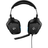 Logitech G432 7.1 Surround Sound Wired Over-Ear Gaming Headset (Sort Blå, PC, Playstation 4, Playstation 5, Xbox One, Xbox Series X|S, Nintendo Switch)