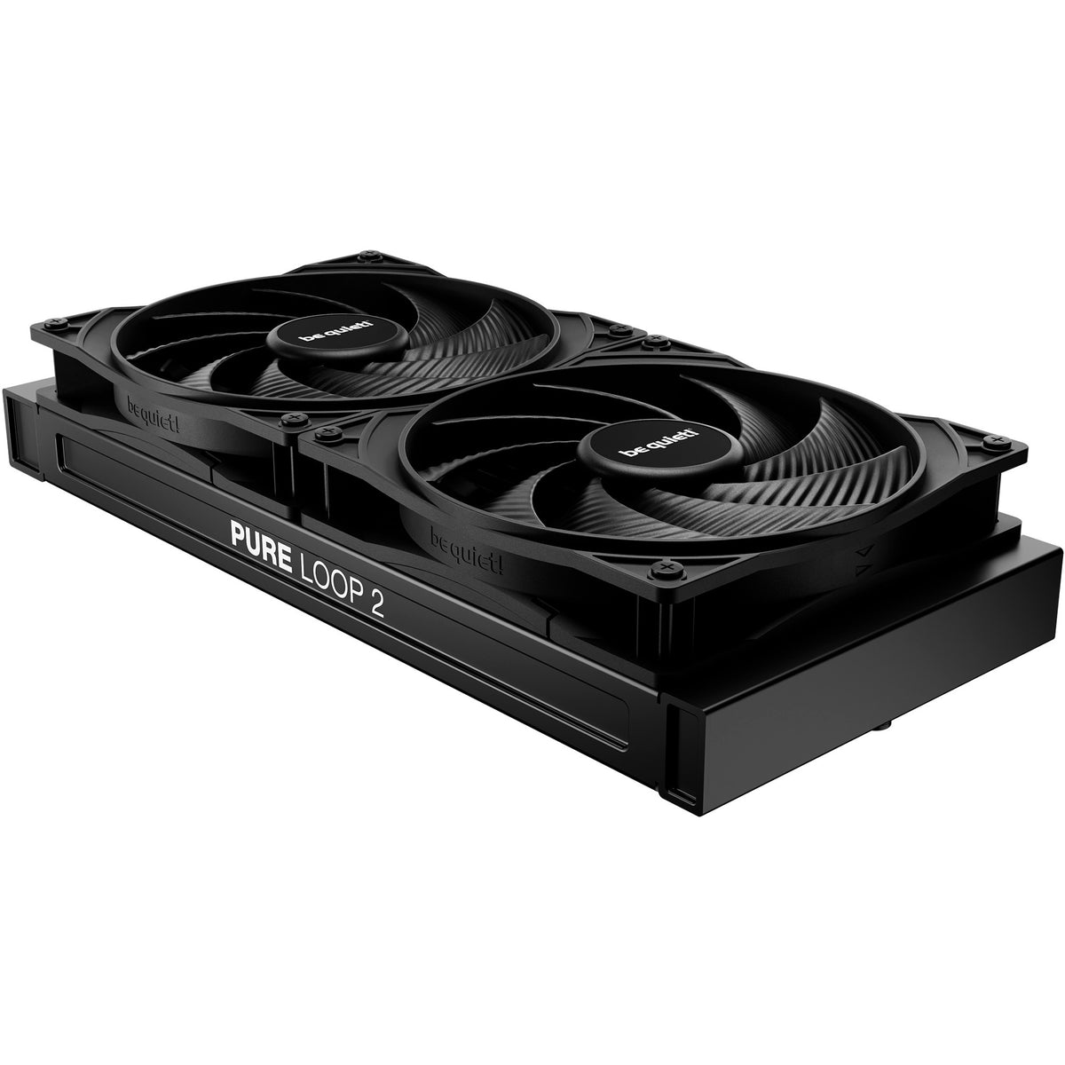 Vær stille! pure loop 2 280 vandkøling (sort, 4-benet pwm ventilatorstik)