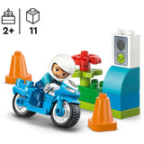 Lego Duplo 10471 blå politi motorcykel