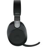 Jabra evolve2 85 over-ear headset (sort, microsoft teams, usb-c)