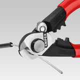 Knipex 95 61 190 ståltrådsskærer poleret plast 190mm