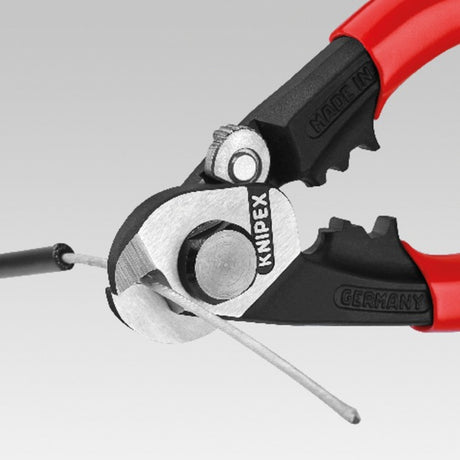 Knipex 95 61 190 ståltrådsskærer poleret plast 190mm