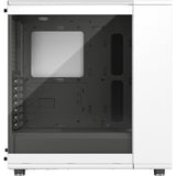 Fractal design nord midi tårnhus (hvid træfarve | 2x USB-A | 1x USB-C | hærdet glas)