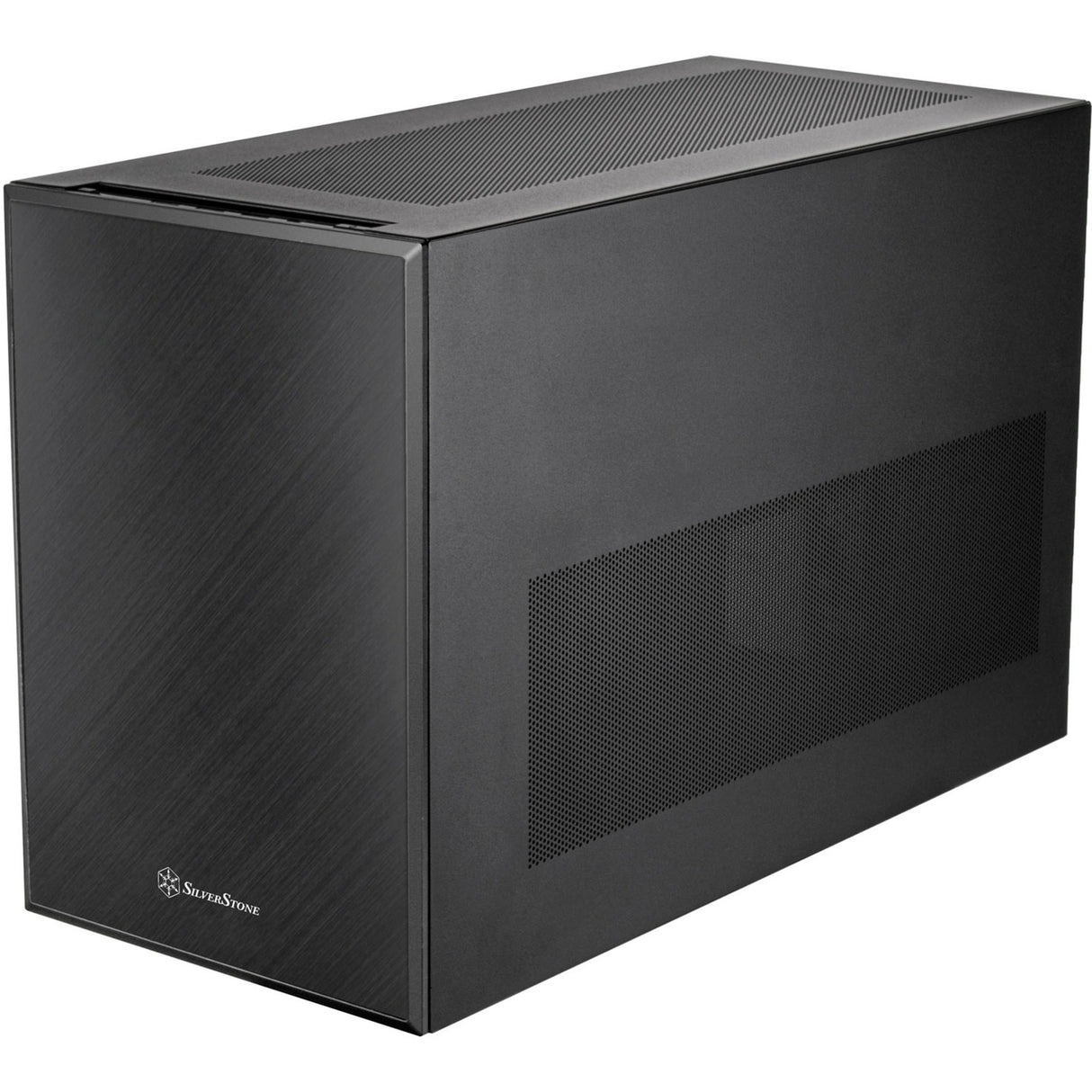 Silverstone sugo 17 mini tårnhus (sort | 2x USB-A | 1x USB-C)