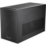 Silverstone sugo 17 mini tårnhus (sort | 2x USB-A | 1x USB-C)