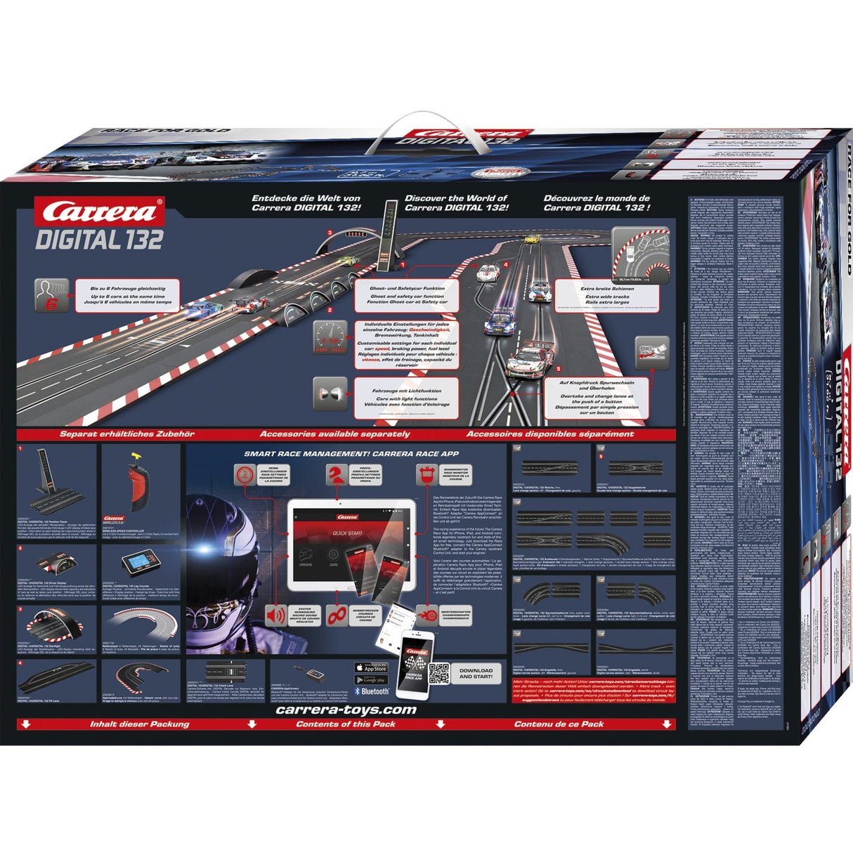 Carrera digital 132 - race for guld racerbane