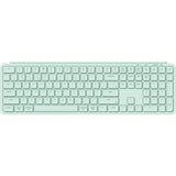 Keychron b6 pro-k7 tastatur (mint, us layout (qwerty), saksekontakter, 100%, abs, 2,4 ghz | bluetooth 5,2 | usb-c)