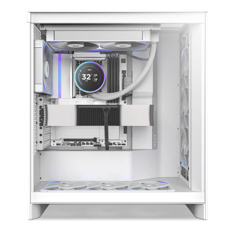 Nzxt performance fan f280x rgb case fans (hvide, 2 stk, 280 x 140 x 30 mm, pwm)