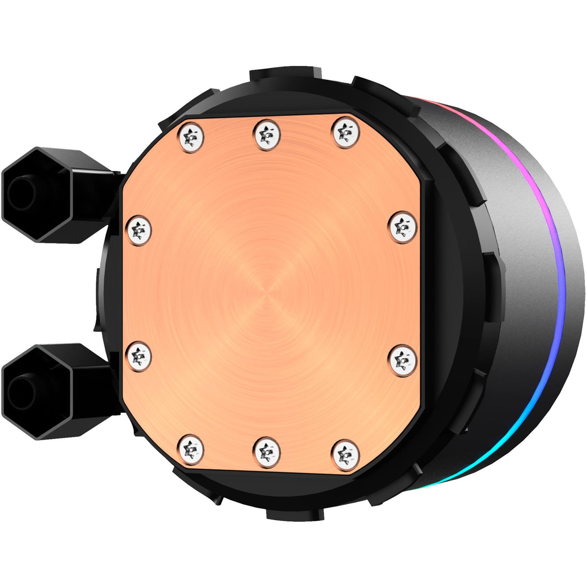 Sharkoon s80 rgb vandkøling (sort, 4-benet pwm ventilatorstik)