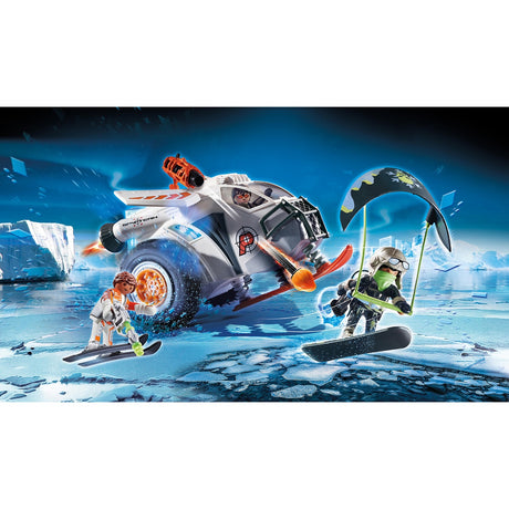 Playmobil top agenter - spion team snescooter byggelegetøj (70231)