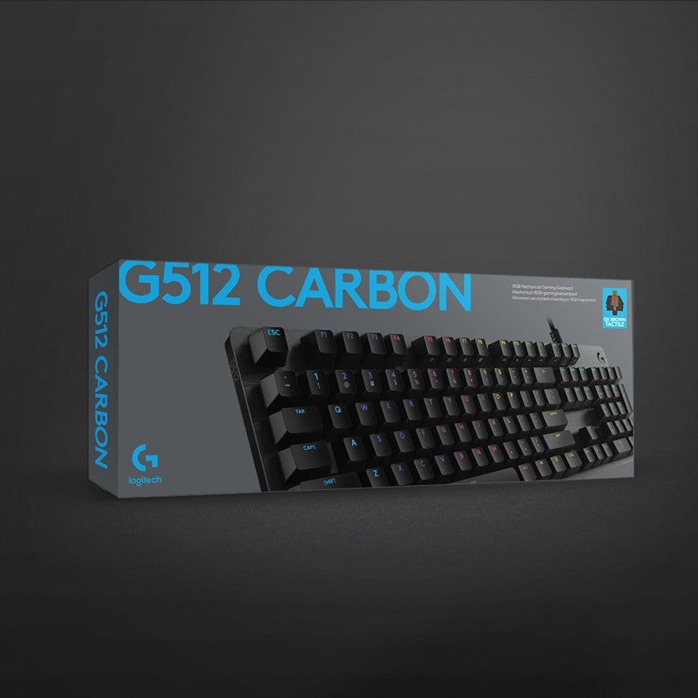 Logitech Logitech G512 Carbon LightSync RGB Mekanisk spiltastatur