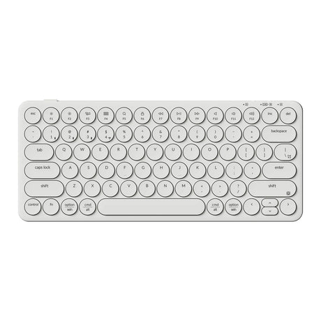 Keychron b3 pro-k8 toetsenbord (wit, us lay-out (qwerty), scissor switches, 75%, abs keycaps, 2.4 ghz | bluetooth | usb)
