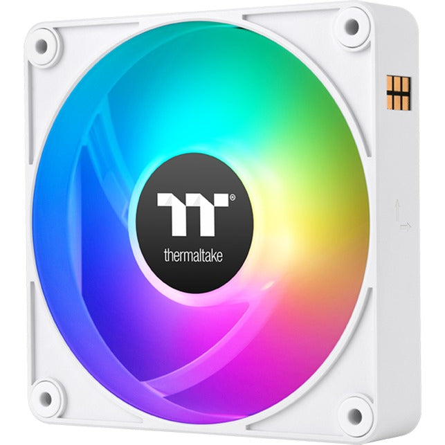 Thermaltake ct120 ex argb sync pc køleventilator sne (3-fan pakke) kuffertventilatorer (hvide, 3 stykker, 120 x 120 x 25 mm, pwm)