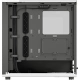 Fractal design nord midi tårnhus (hvid træfarve | 2x USB-A | 1x USB-C | hærdet glas)