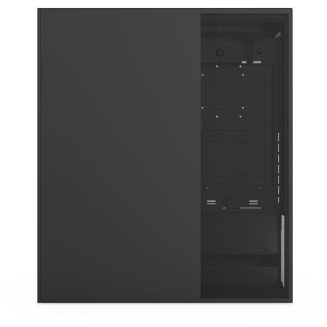 Nzxt h7 flow (2024) midi tårnhus (sort | 2x USB-A | 1x USB-C | hærdet glas)