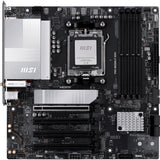 MSI Pro B850M-P WiFi Socket AM5 bundkort (sort sølv, RAID, 5GB-LAN, WiFi 7, BT, lyd, µATX)