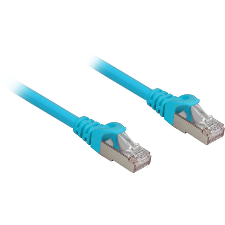 Sharkoon netværkskabel SFTP, RJ-45 med Cat.6a (blå, 0,5 meter, halogenfri)
