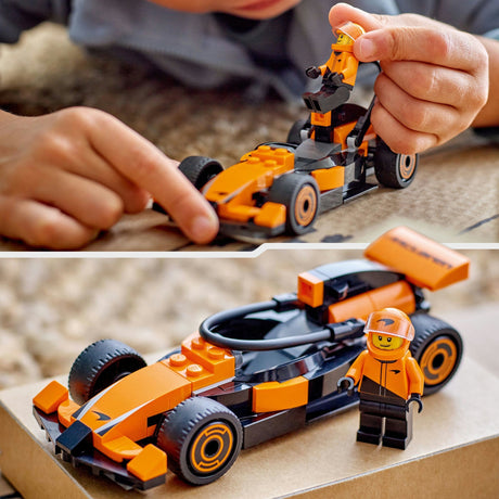 Lego city 60442 f1 driver med mclaren racerbil