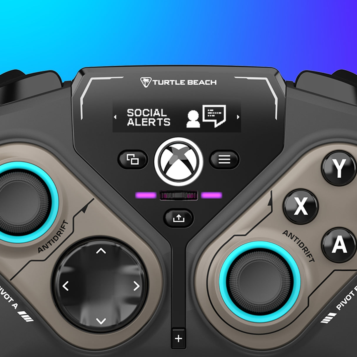 Turtle Beach Stealth Pivot trådløs smart controller (sort, 2,4 GHz Bluetooth USB, pc, Xbox, Android)