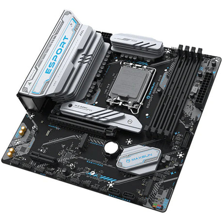 Maxsun MS-Esport B860M WiFi Ace Socket 1851 bundkort (sort, RAID, 2,5 GB-LAN, WLAN, BT, lyd, µATX)