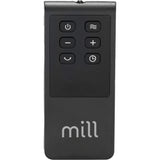 Mill keramisk varmeblæser fh1500black, 1500 watt varmeblæser (sort)